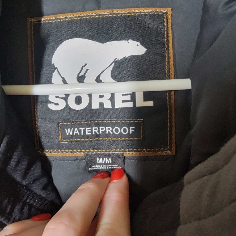 Sorel Down Winter Jacket Black Size Medium - image 3